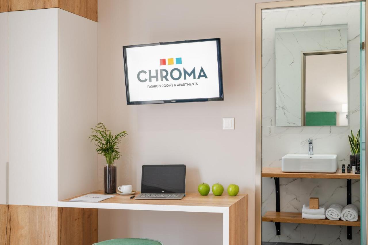 Chroma Fashion Rooms & Apartments Athene Buitenkant foto